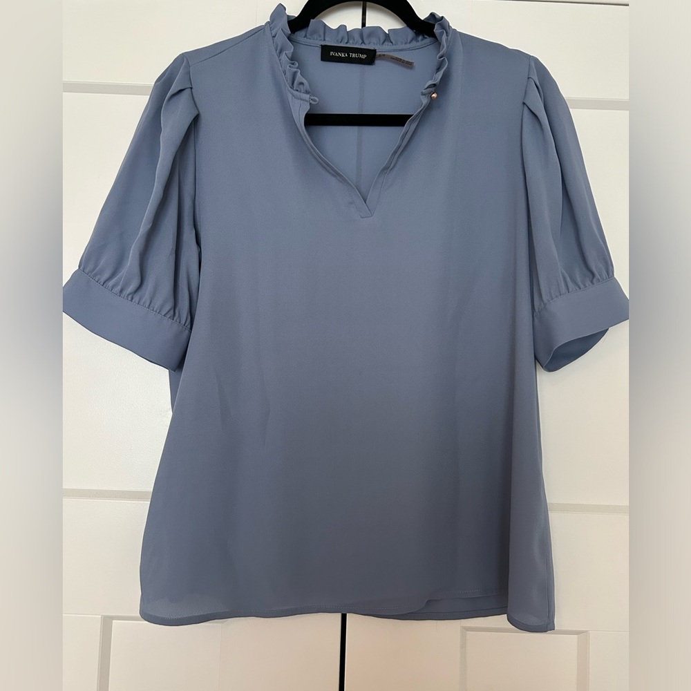 Cornflower Blue Blouse